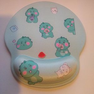 Mouse Pad & Coaster With Dinosaur Pictures, Soft And Comfortable Hand Rest